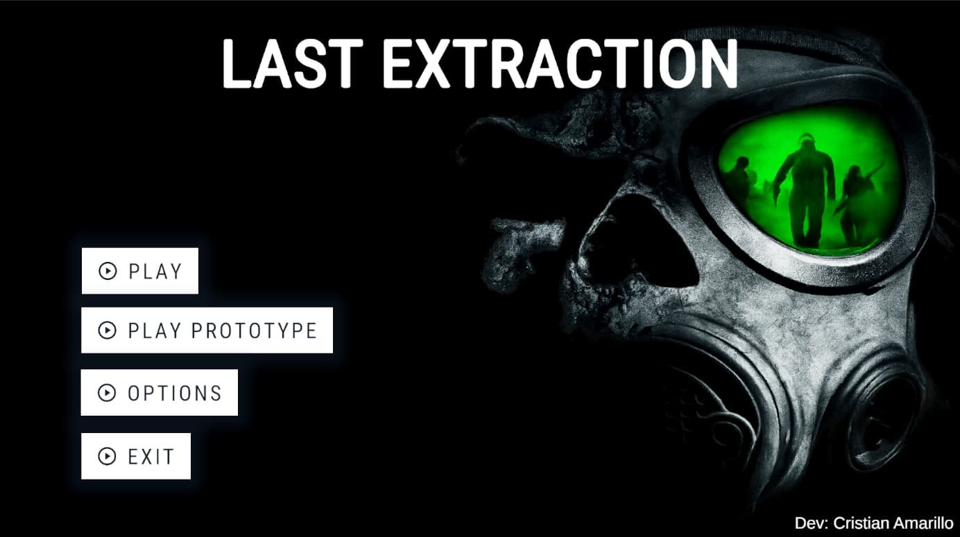 Captura del proyecto Last Extraction